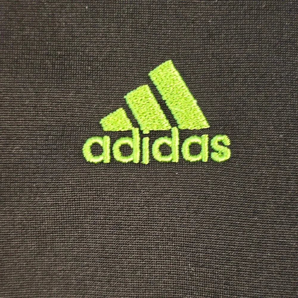 Adidas Mens Track Jacket Large Black Grey‎ Lime Green 3 Stripe Full Zip Raglan